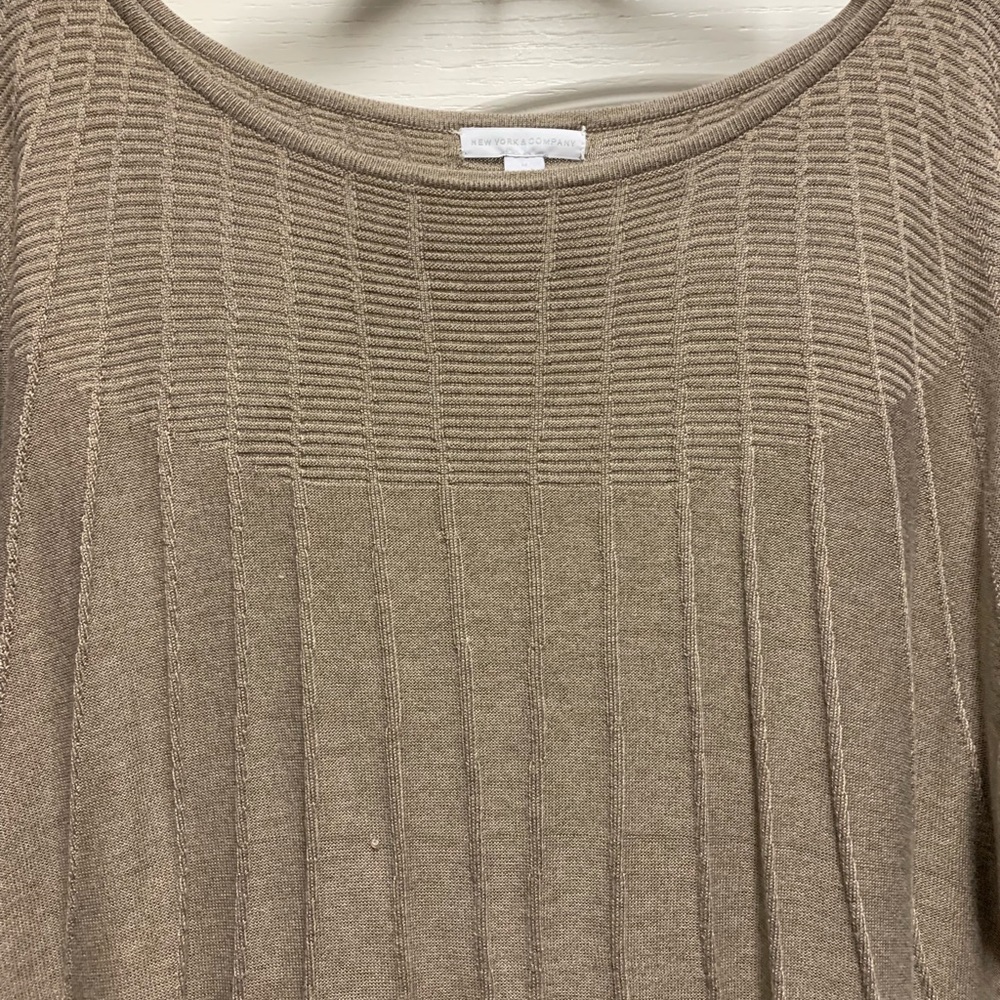 New York & Company Soft Brown Tunic
